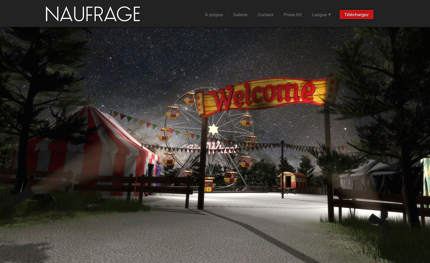 Naufrage website screenshot